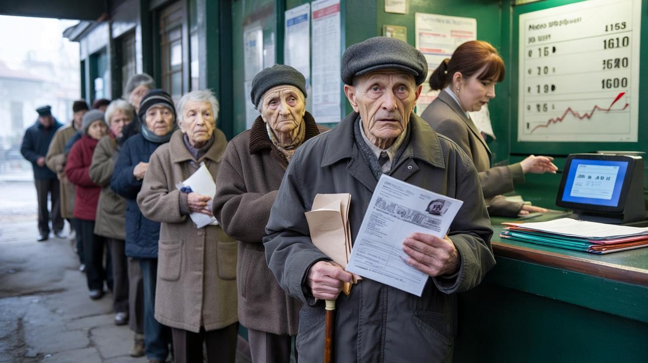 Pensions will rise from February 8, but only for retirees who submit a missing certificate, sparking anger among those without internet access