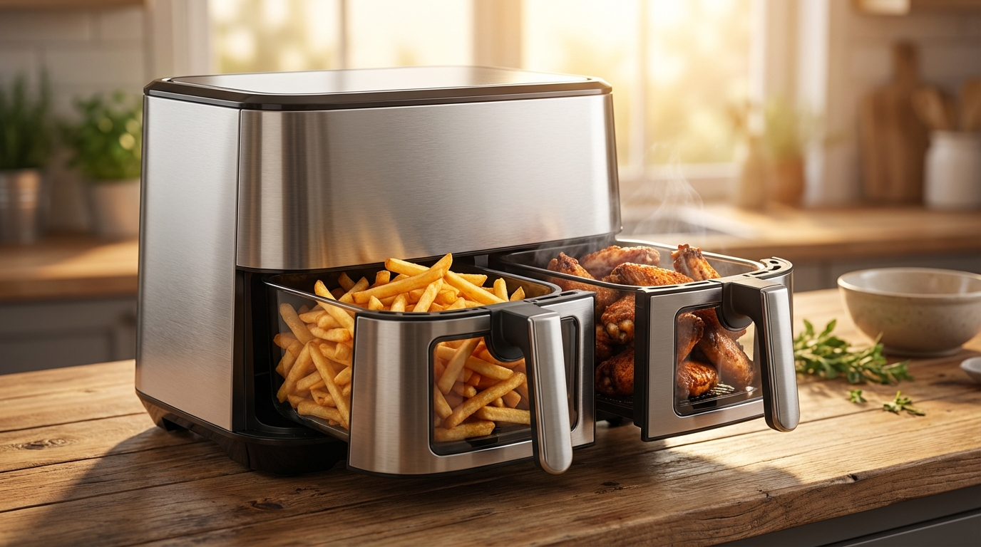 Dual-Basket Air Fryer: Cook Two Different Meals at Once Without Compromise